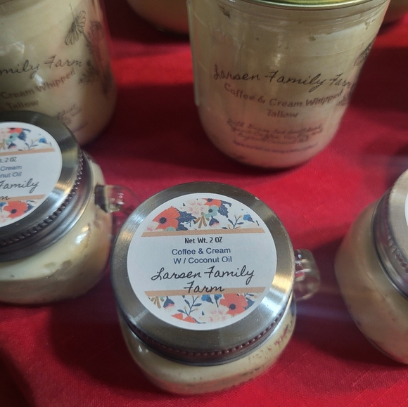 Larsen Family Farm Coffee & Cream Whipped Tallow - Picture 3 of 6